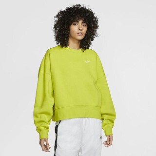 Hanorace Nike Sportswear Essentials Fleece Crew Dama Albi | NFZJ-26507